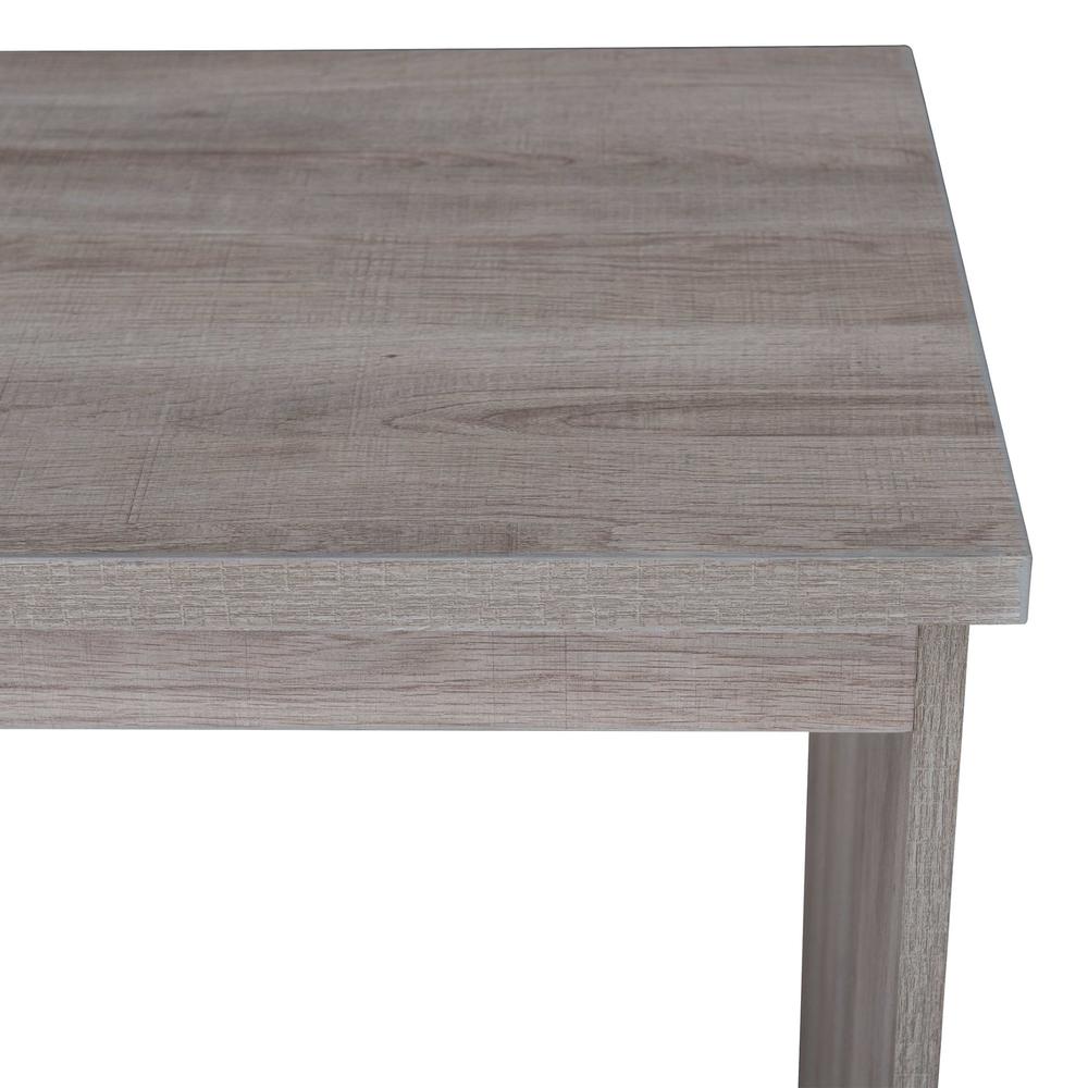 Studio Space 47" Modern Design Home Office Shell Desk Series with A Simulated Cherry Wood Finish Table Top. Picture 5