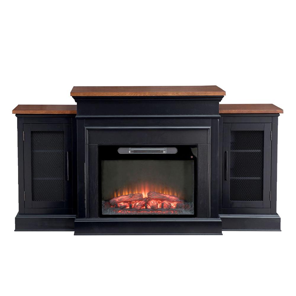 Sunjoy Orion 72 in. W Indoor Living Room TV Console Electric Powered Fireplace. Picture 1