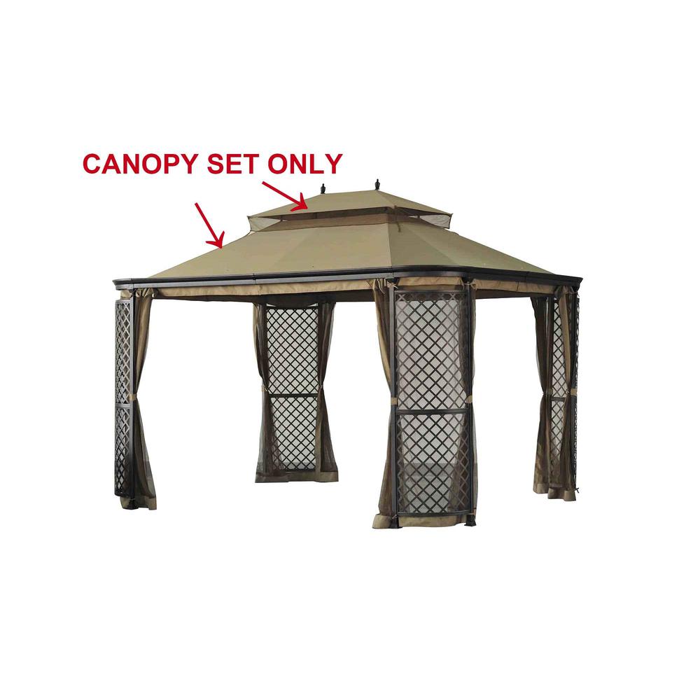 Replacement Canopy Set for L-GZ278PST-1 Lattice Panel Gazebo. Picture 1