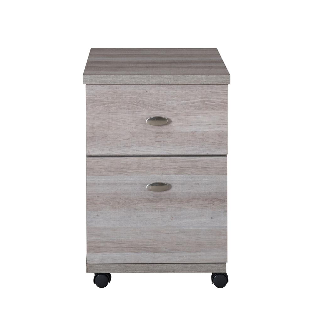 Studio Space Modern Home Office 2-Drawer Portable Mobile Wood Storage File Cabinet. Picture 1
