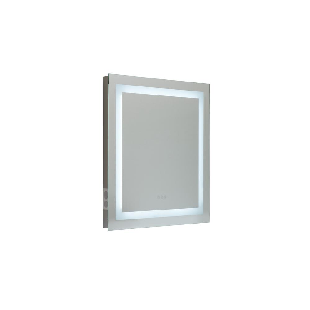 Sunjoy 30 in. x 32 in. Luxury LED Mirror with Bluetooth Sound. Picture 5