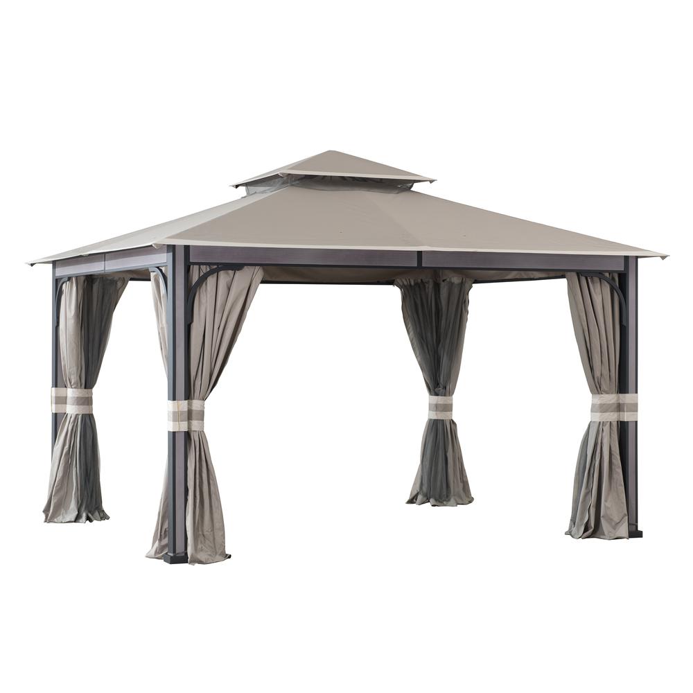 SummerCove Roberts 11 ft. x 13 ft. 2-tier Gazebo. Picture 16