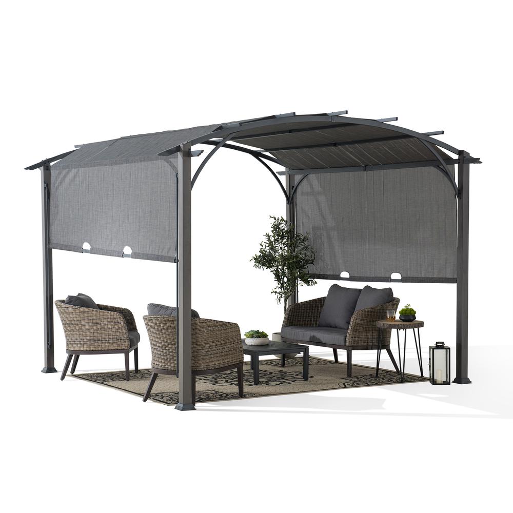 Pergola with Adjustable Canopy for Patio, Backyard, and Garden. Picture 3