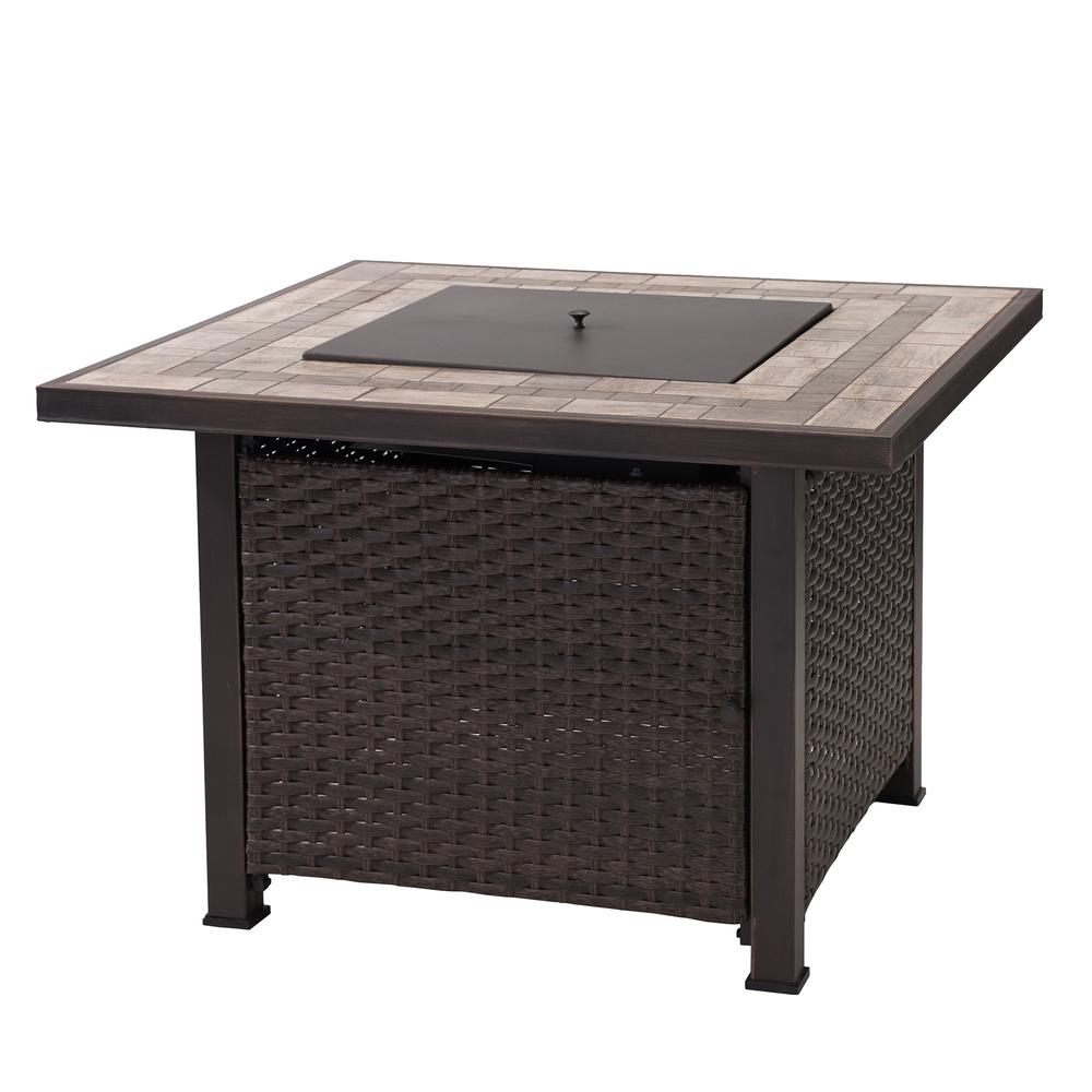 Sunjoy 38 in. Gas Fire Pit Table. Picture 1