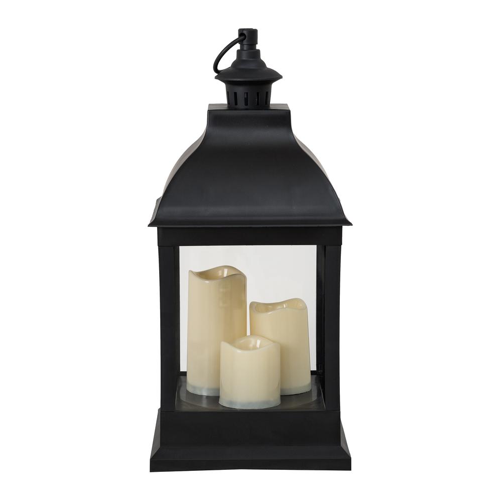 Sunjoy 20 inch Candle Lantern with LED Battery Powered. Picture 2
