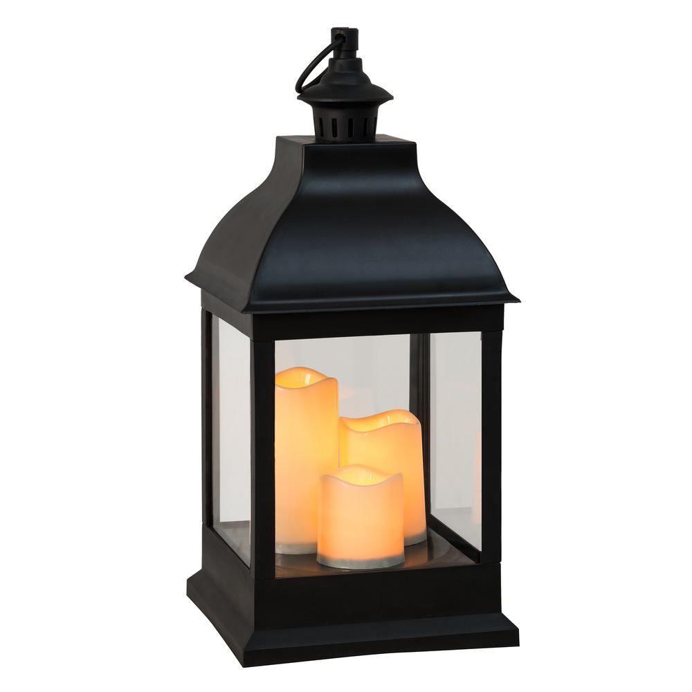 Sunjoy 20 inch Candle Lantern with LED Battery Powered. Picture 4