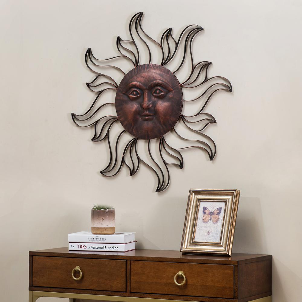 Sunjoy Decorative Open Flares Sun Wall Art. Picture 2