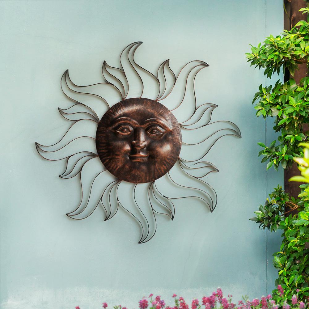 Sunjoy Decorative Open Flares Sun Wall Art. Picture 3