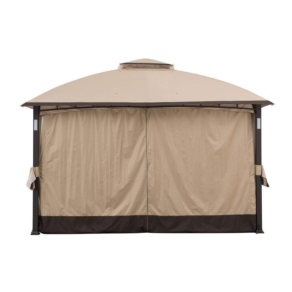 Curtain For 11x13 Moorehead Domed Soft Top Gazebo. Picture 1