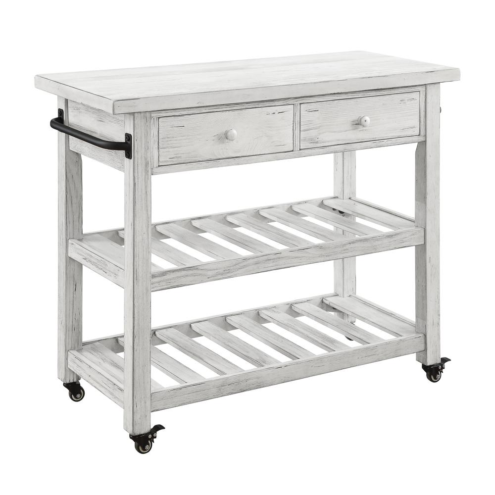 Orchard Park Two Drawer Kitchen Cart, 30434. Picture 1