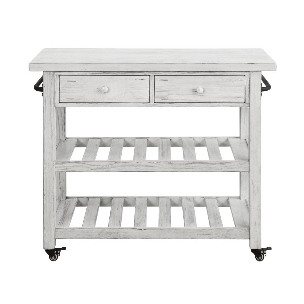 Orchard Park Two Drawer Kitchen Cart, 30434. Picture 2