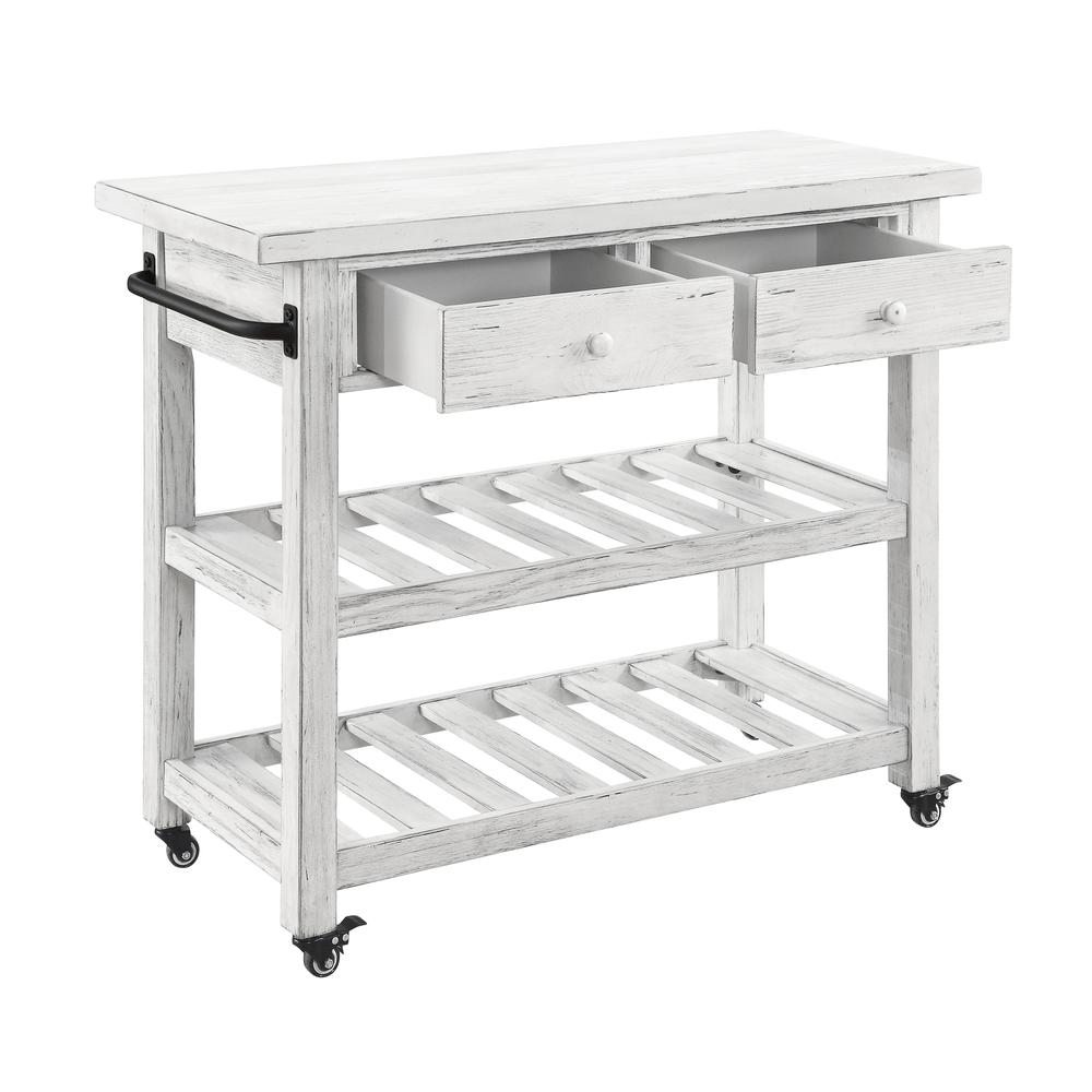 Orchard Park Two Drawer Kitchen Cart, 30434. Picture 3