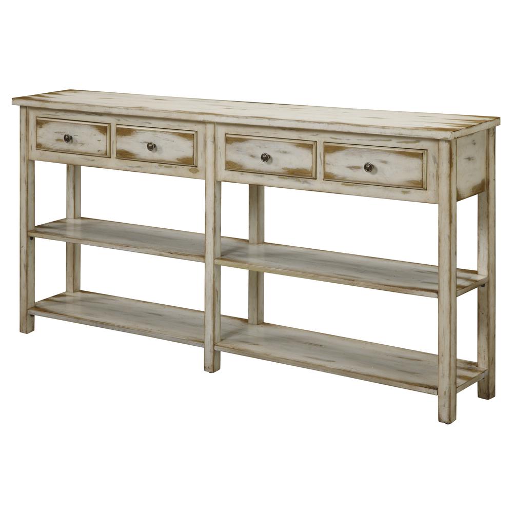 Four Drawer Console Table, 32062. Picture 1