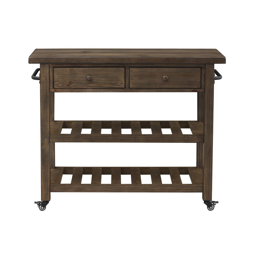 Orchard Park Two Drawer Kitchen Cart, 36525. Picture 2