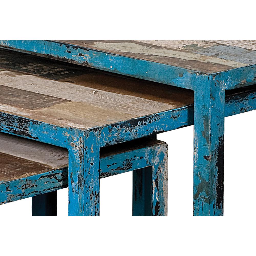 Set of Three Nesting Tables - Reclaimed, 39511. Picture 3