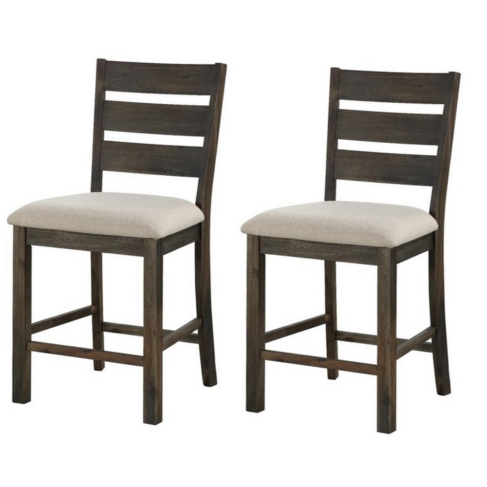 Set of 2 Aspen Court Counter Height Dining Chairs, 40278. Picture 1