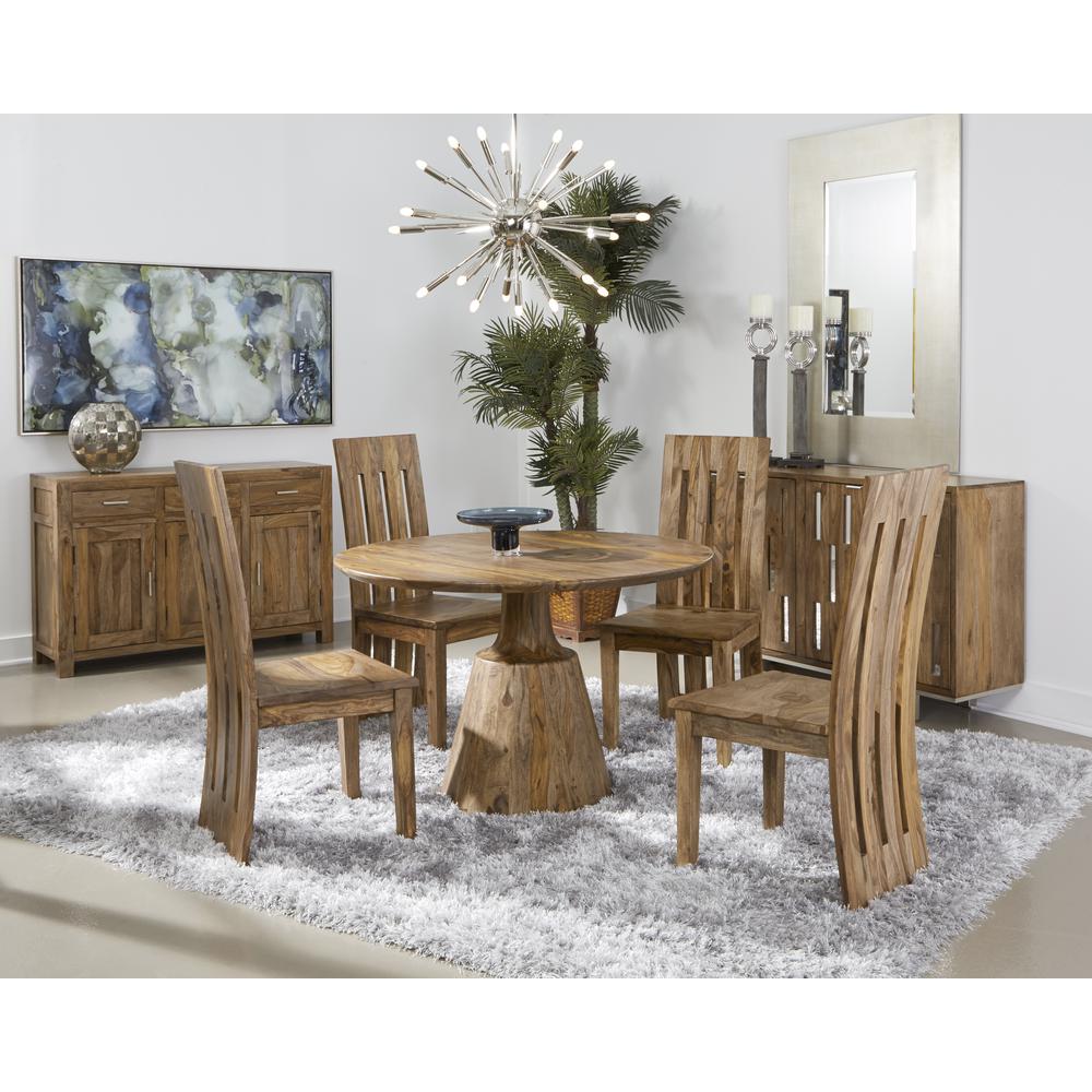 Brownstone Round Dining Table - 2 Cartons, 44625. Picture 3