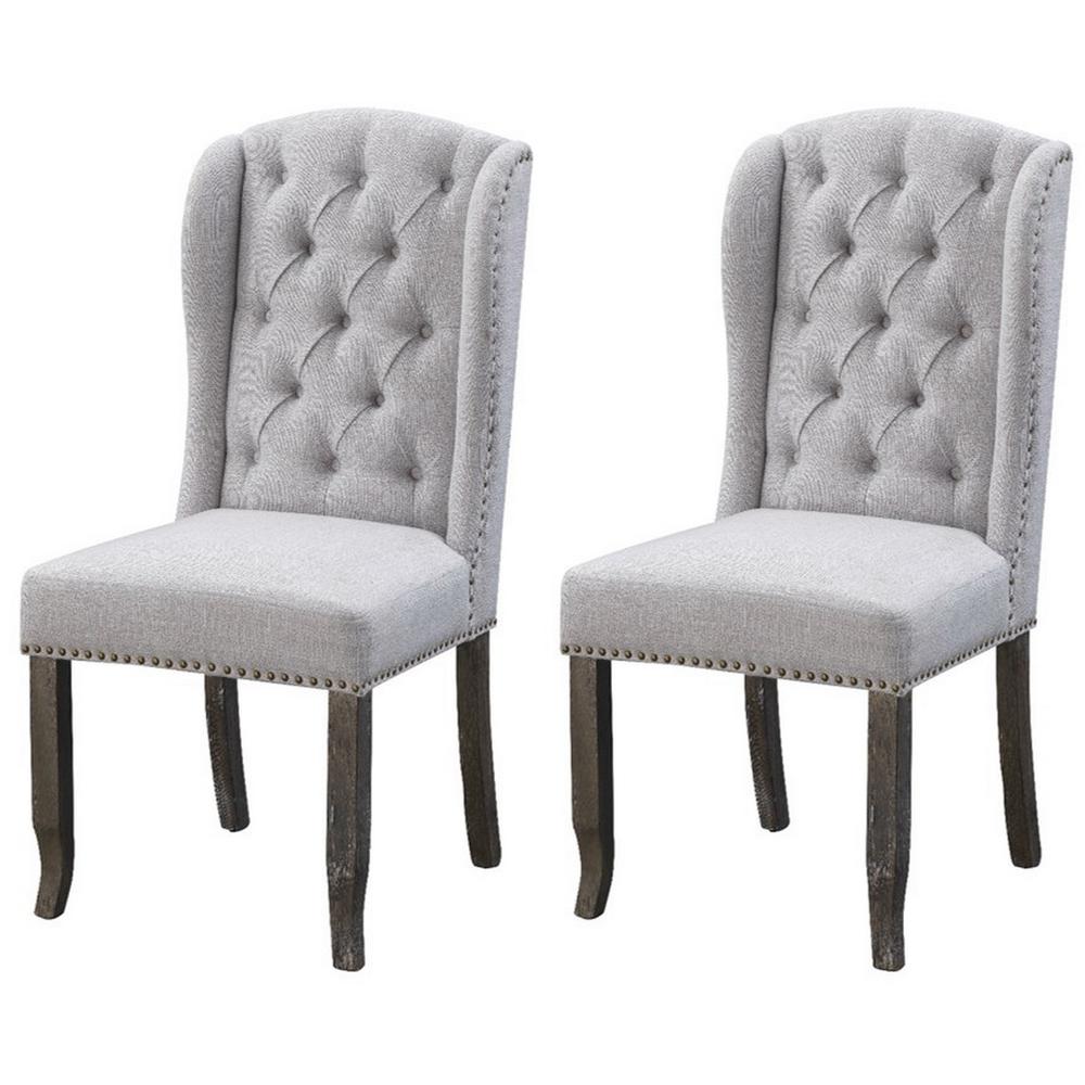 Set of 2 Upholstered Accent Chairs, 51502. Picture 1