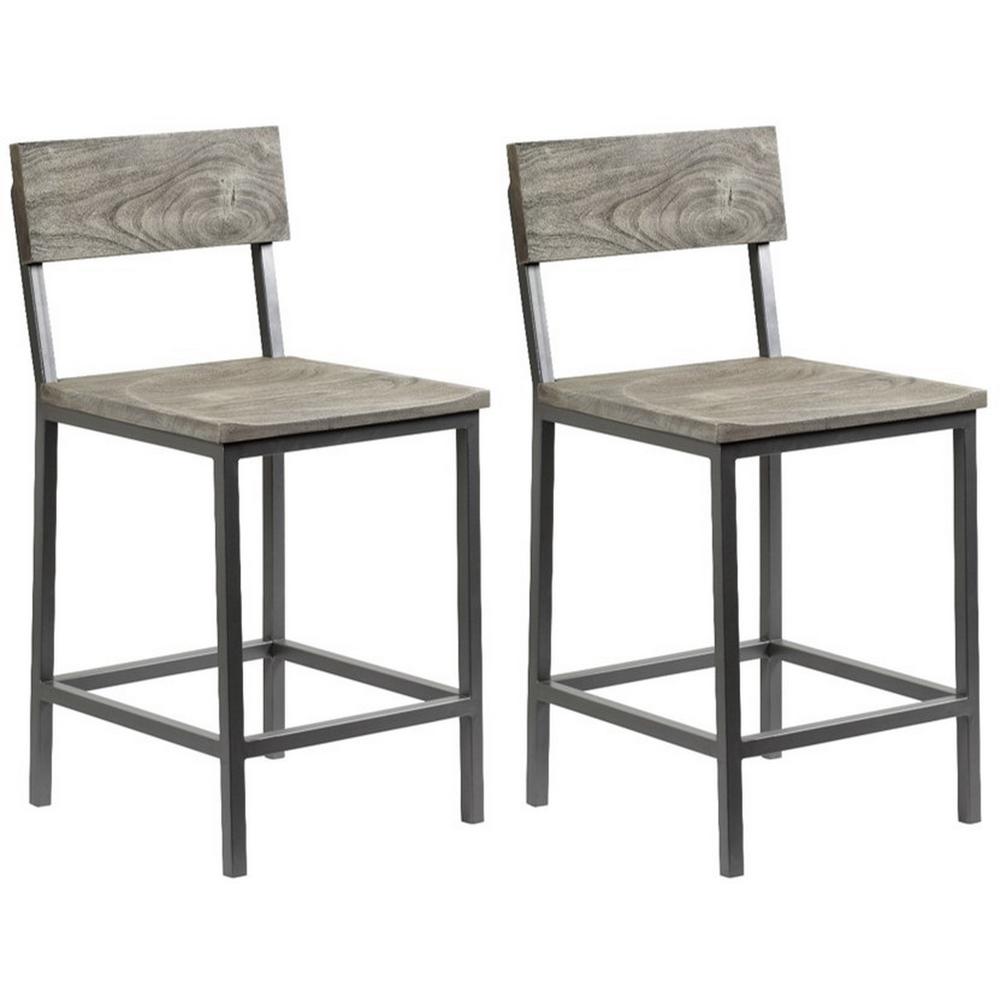 Set of 2 Yukon Counter Height Barstools, 53432. Picture 1