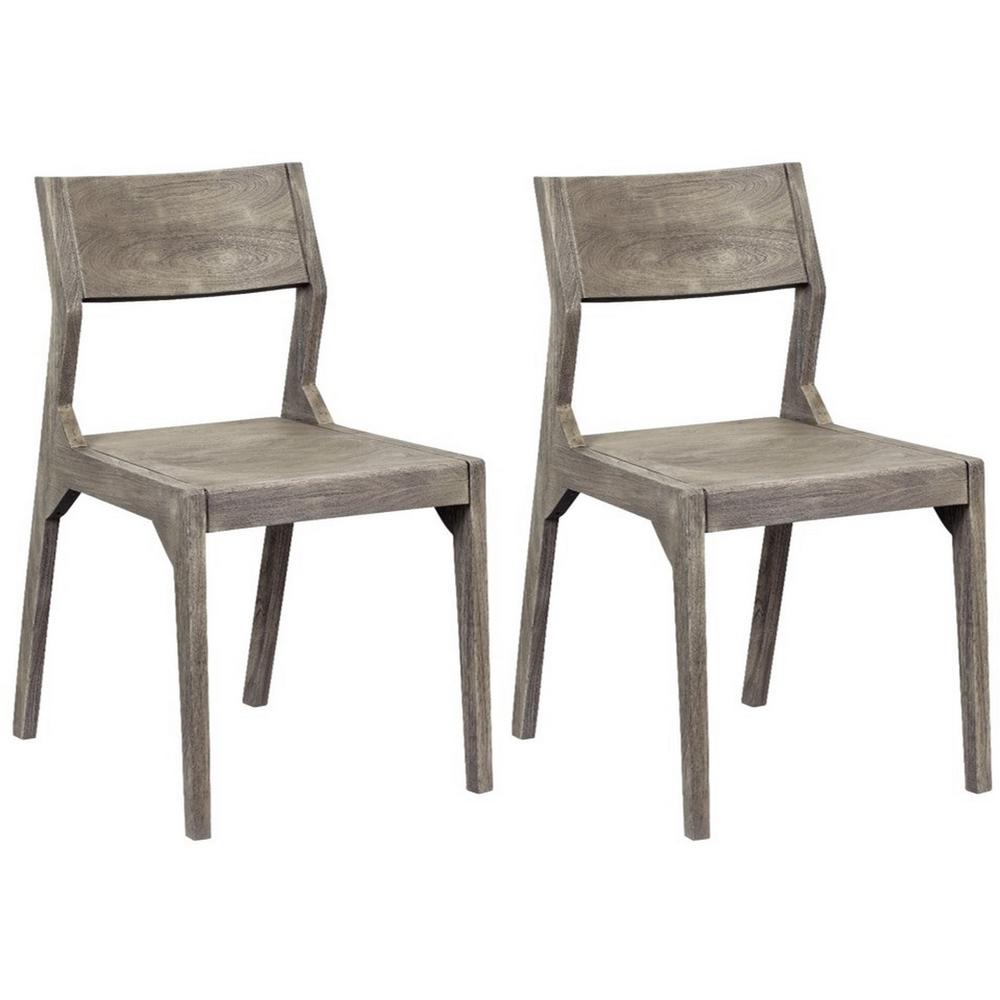 Set of 2 Yukon Angled Back Dining Chairs, 53436. Picture 1