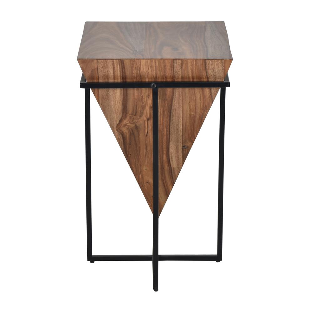 Accent Table in Black/Brown. Picture 2