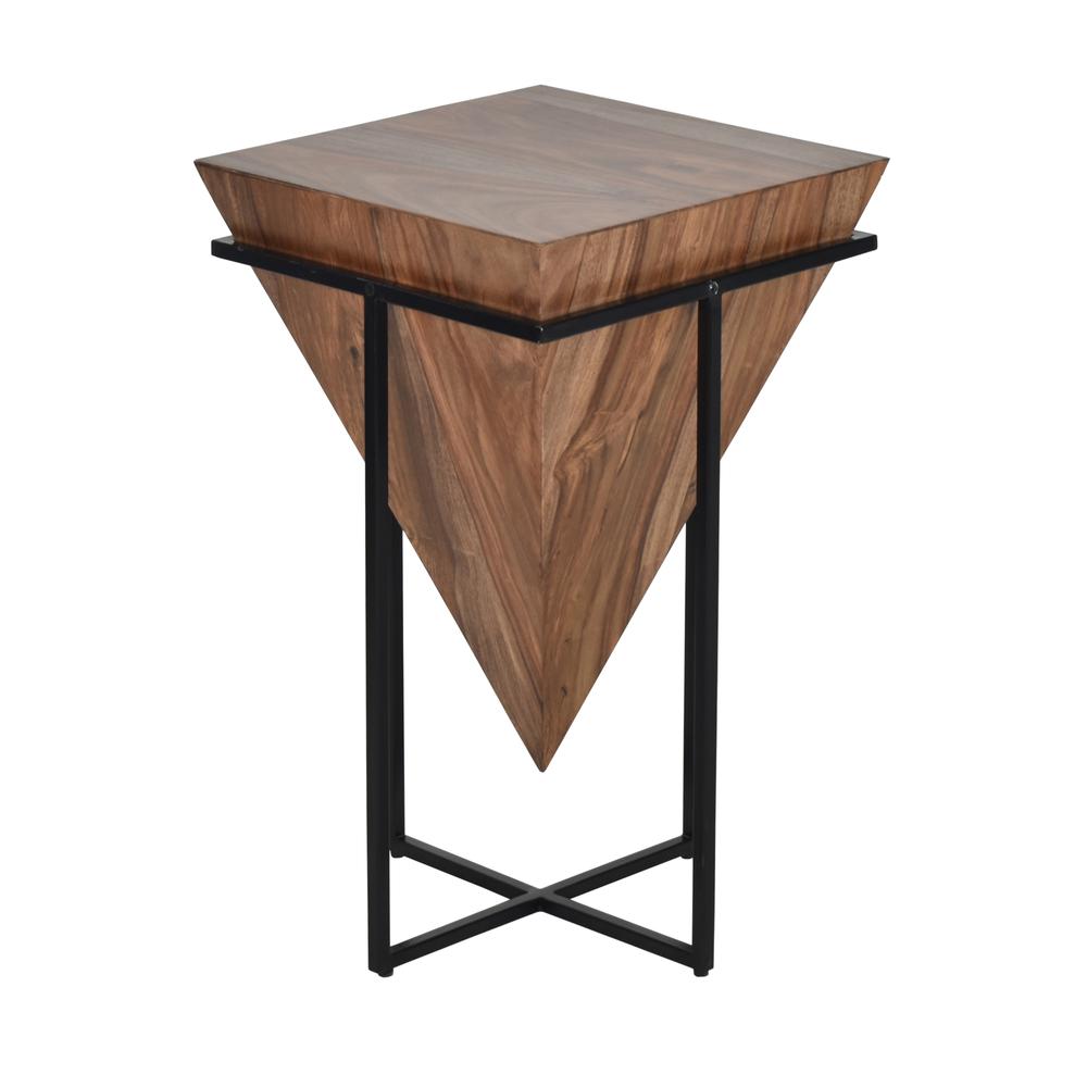 Accent Table in Black/Brown. Picture 3