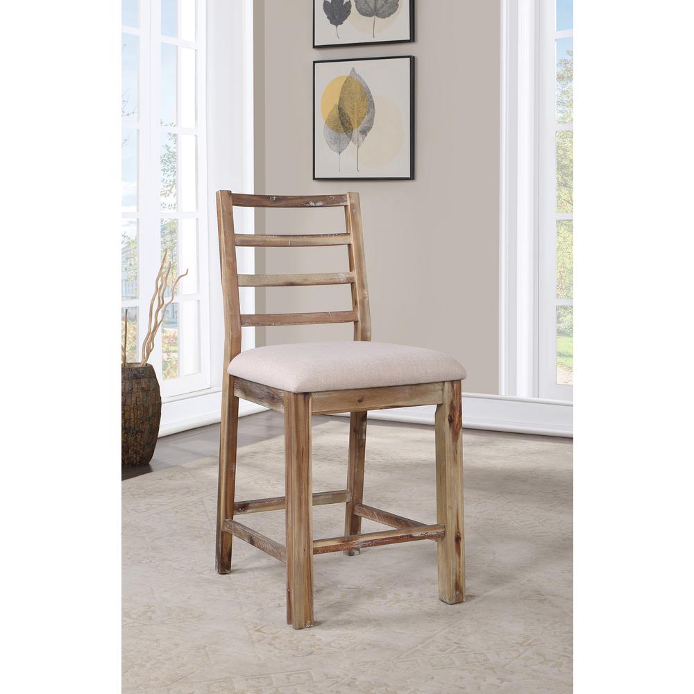 Set of 2 Counter Height Dining Chairs. Picture 3