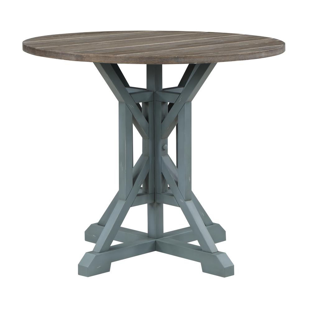 Round Counter Height Dining Table. Picture 1