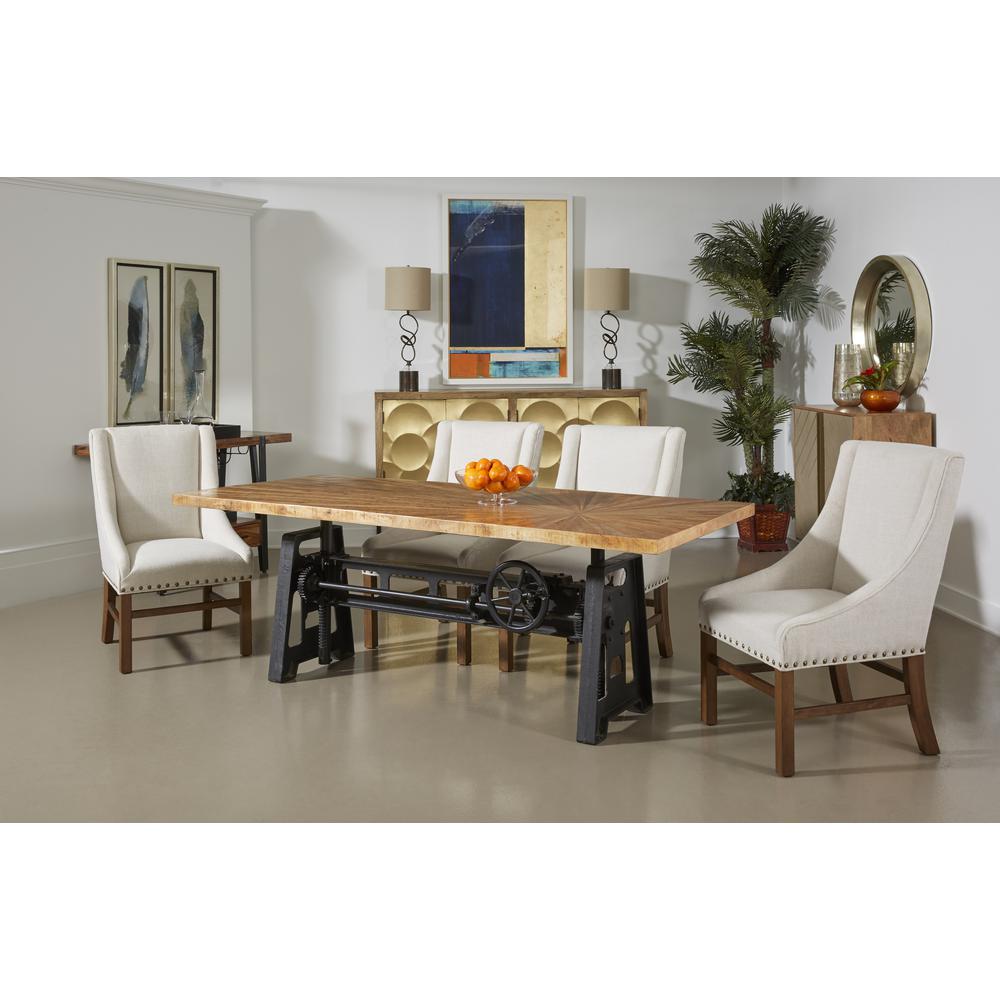 Adjustable Height Crank Dining Table - 2 Cartons. Picture 8