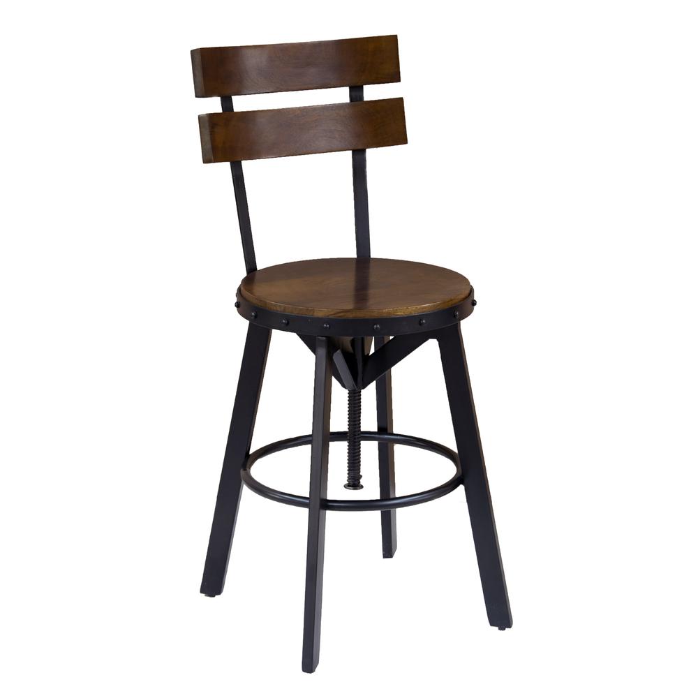 Adjustable Counter Height Barstool. Picture 1