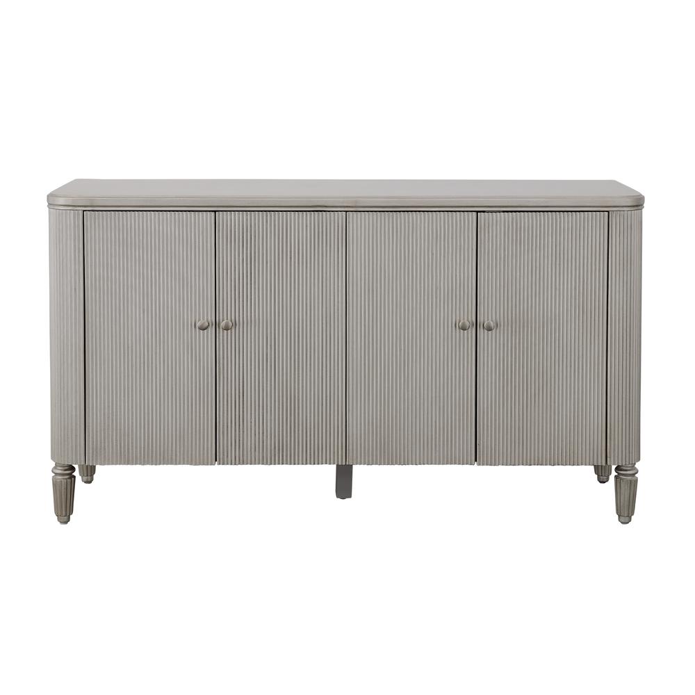 Kayce  Champagne Four Door Credenza. Picture 2