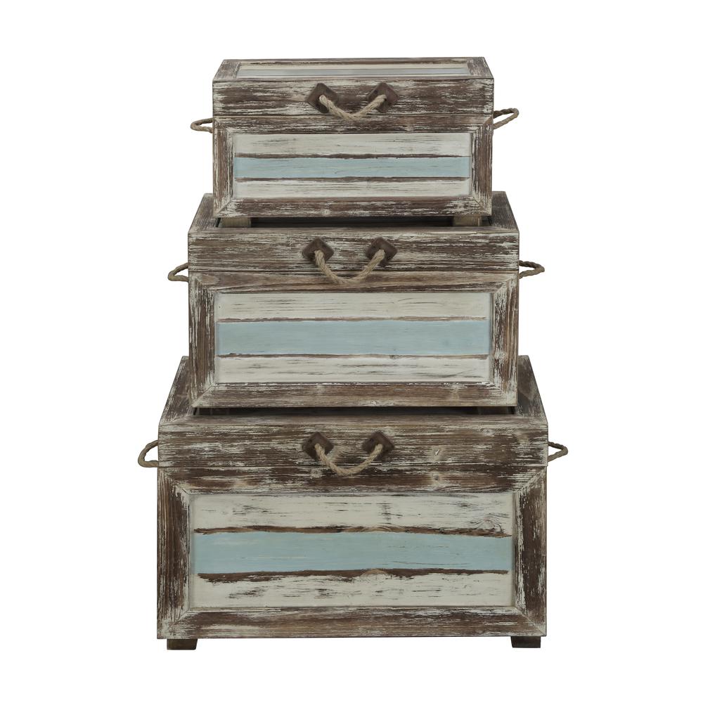 Set of 3 Nesting Trunks, 91743. Picture 2