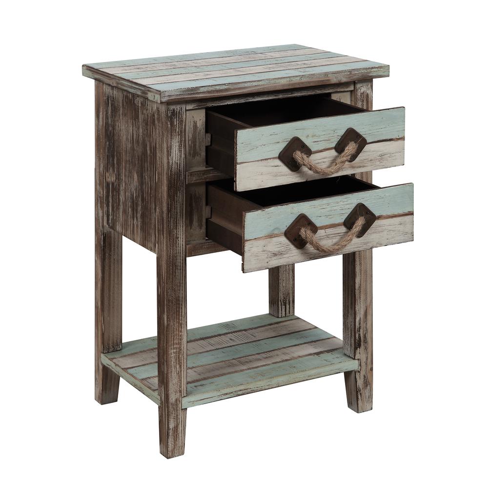 Two Drawer Accent Table, 91748. Picture 3