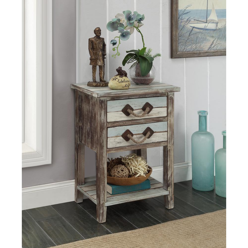 Two Drawer Accent Table, 91748. Picture 4