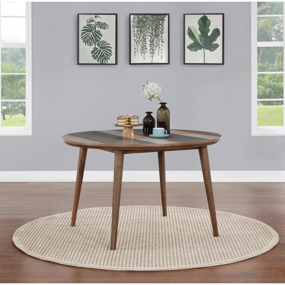 Transitional Wellington Round Dining Table. Picture 4