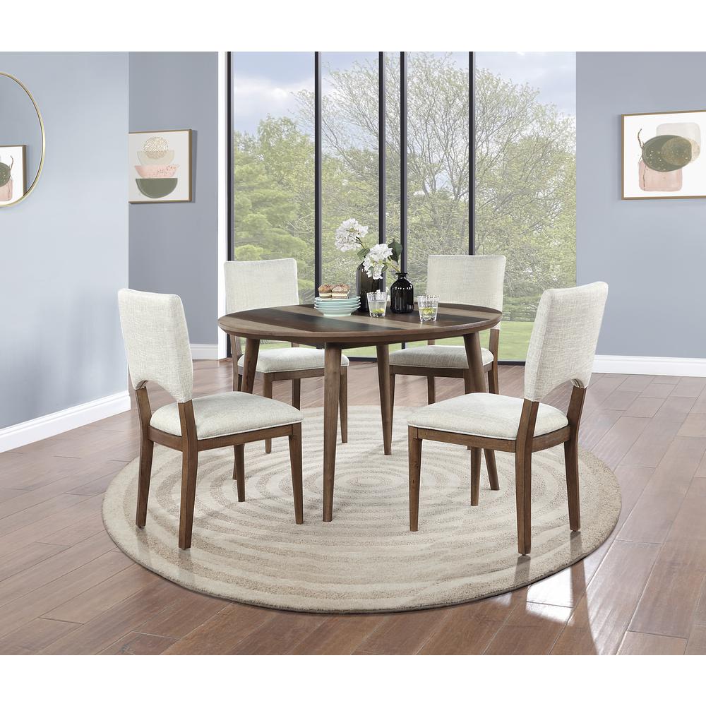Transitional Wellington Round Dining Table. Picture 6