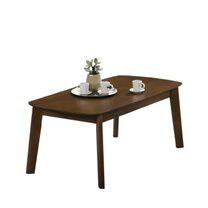 Iven Mid Century Wood Coffee Table, Walnut. Picture 1