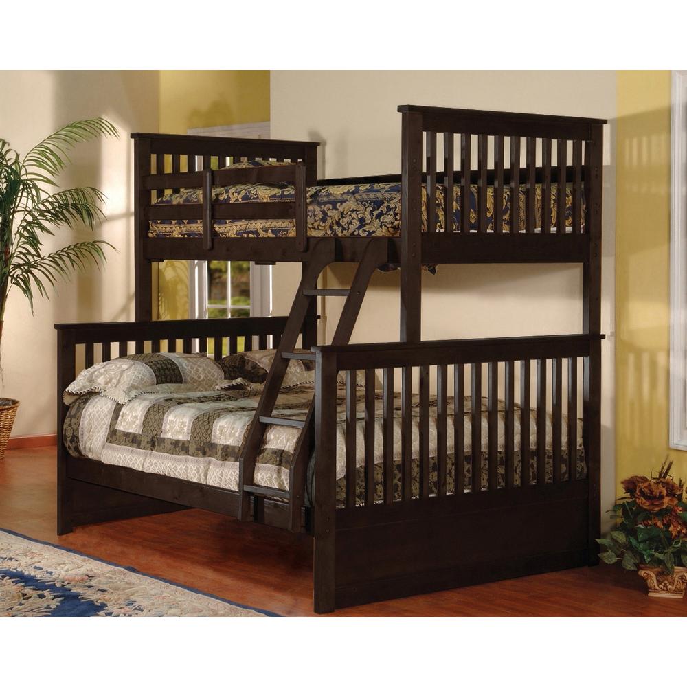 Archie Twin Over Full Bunk Bed –Java. Picture 1
