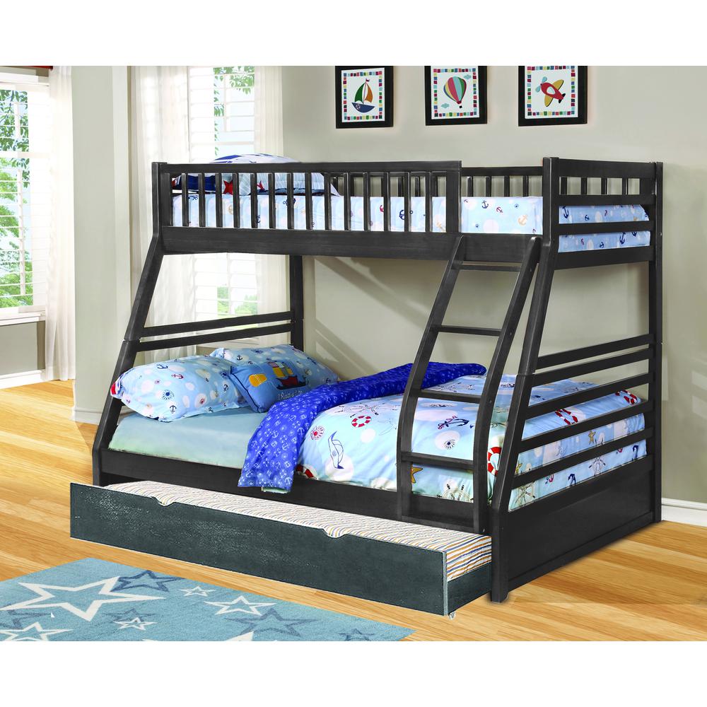 Used Bunk Beds Twin Over Full Free, Halanton Twin Over Full Bunk Bed W Storage
