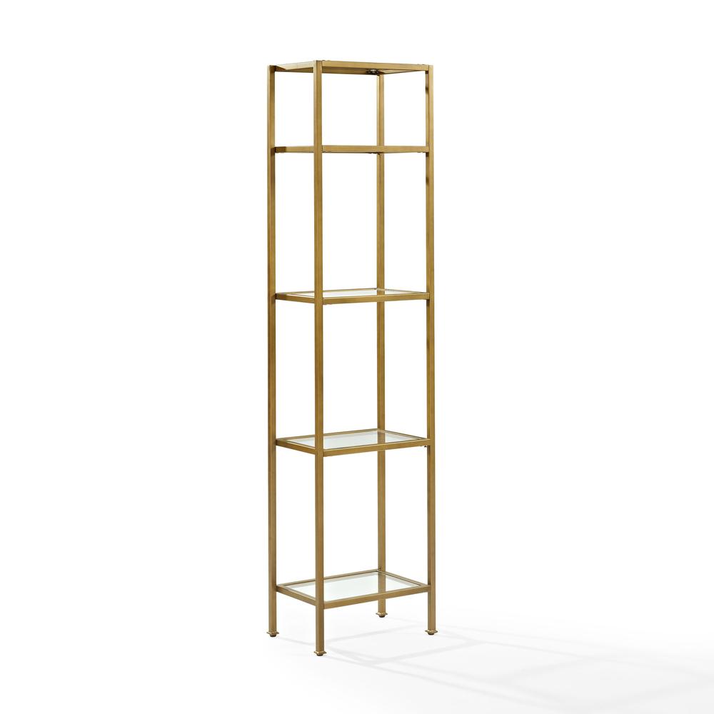 Aimee Narrow Etagere Soft Gold. Picture 1