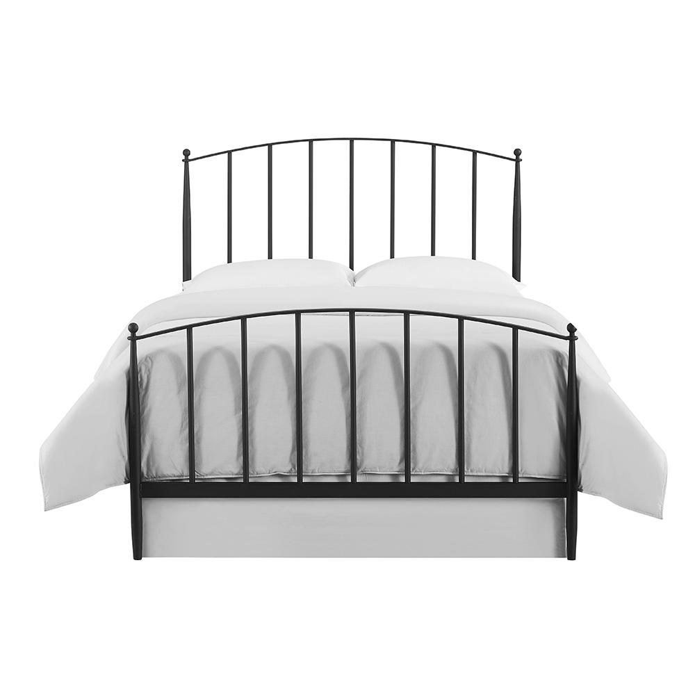 Whitney Queen Headboard And Footboard Black. Picture 20