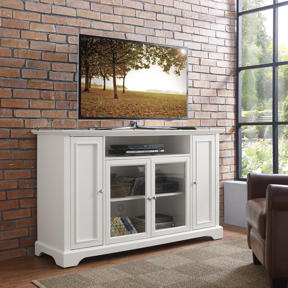 Campbell 60" Tv Stand White. Picture 1