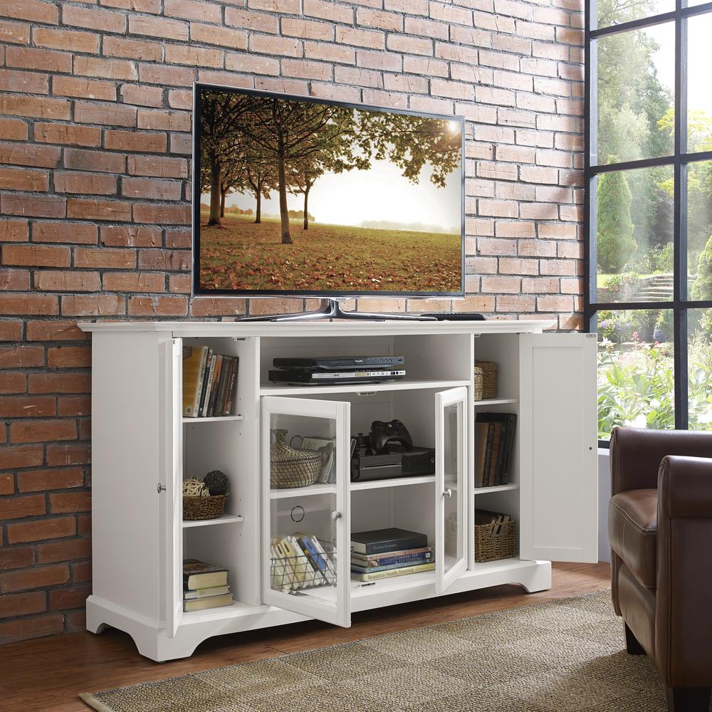 Campbell 60" Tv Stand White. Picture 3