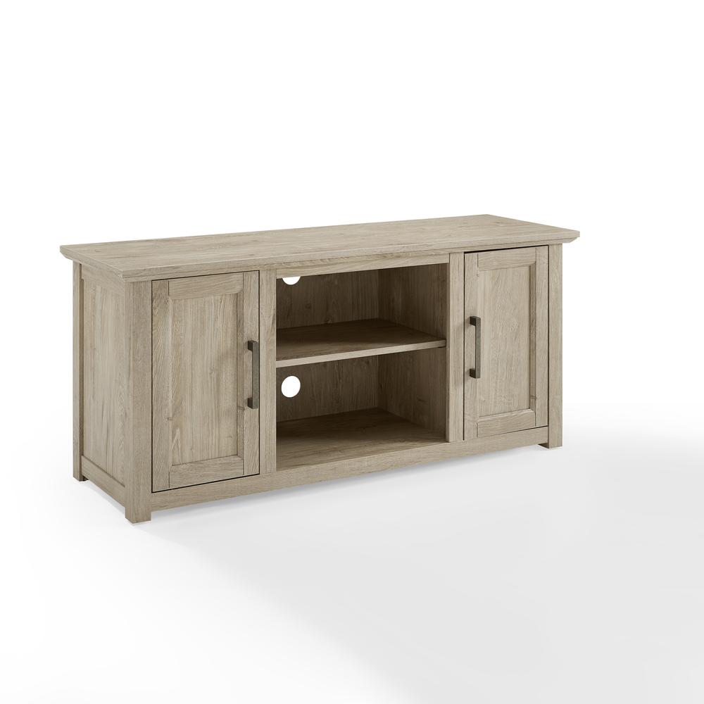 Camden 48" Low Profile Tv Stand Frosted Oak. Picture 7