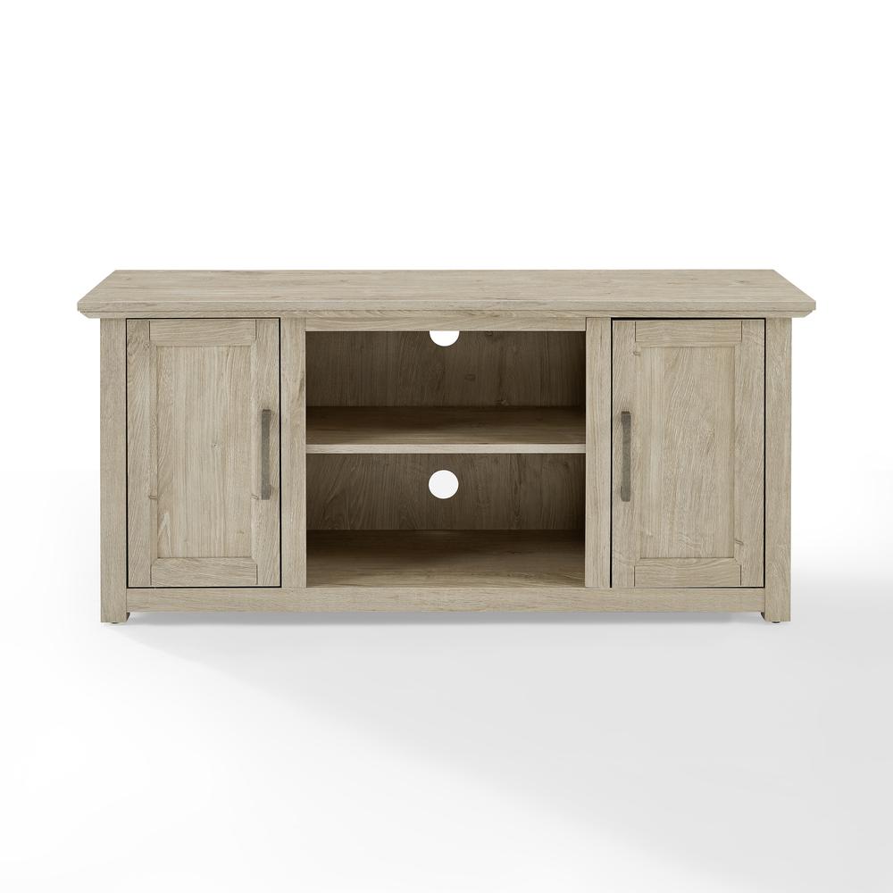 Camden 48" Low Profile Tv Stand Frosted Oak. Picture 8