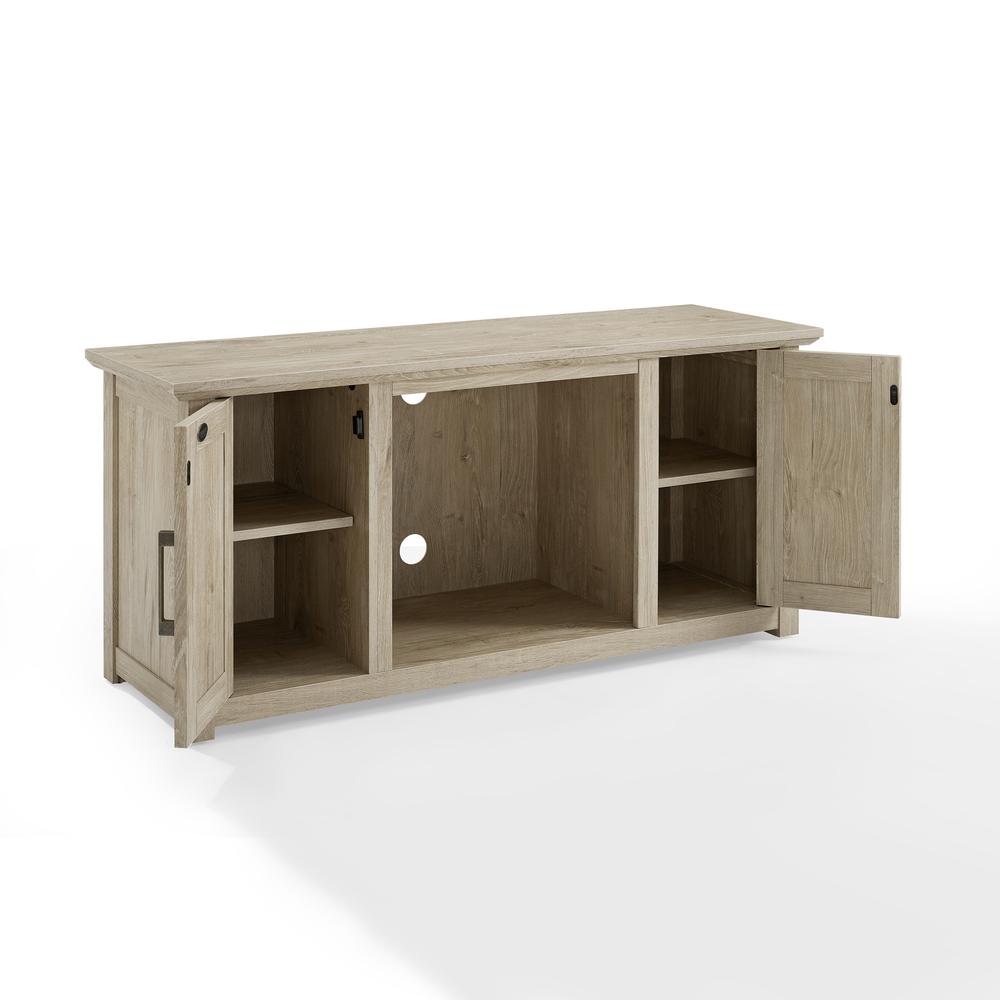 Camden 48" Low Profile Tv Stand Frosted Oak. Picture 10