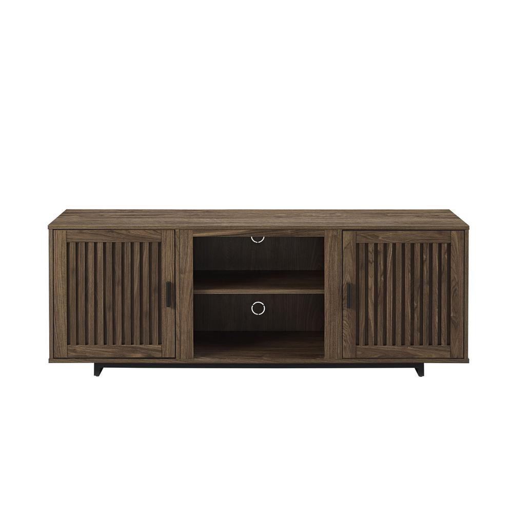 Silas 58" Low Profile Tv Stand Walnut. Picture 2