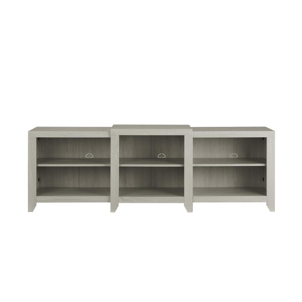 Ronin 69" Low Profile Tv Stand Whitewash. Picture 4