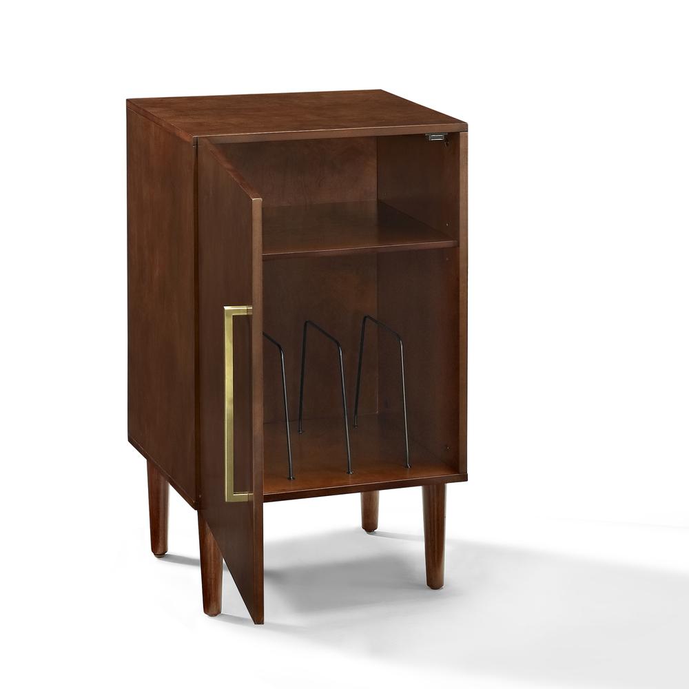 Everett Record Player Stand Mahogany. Picture 9