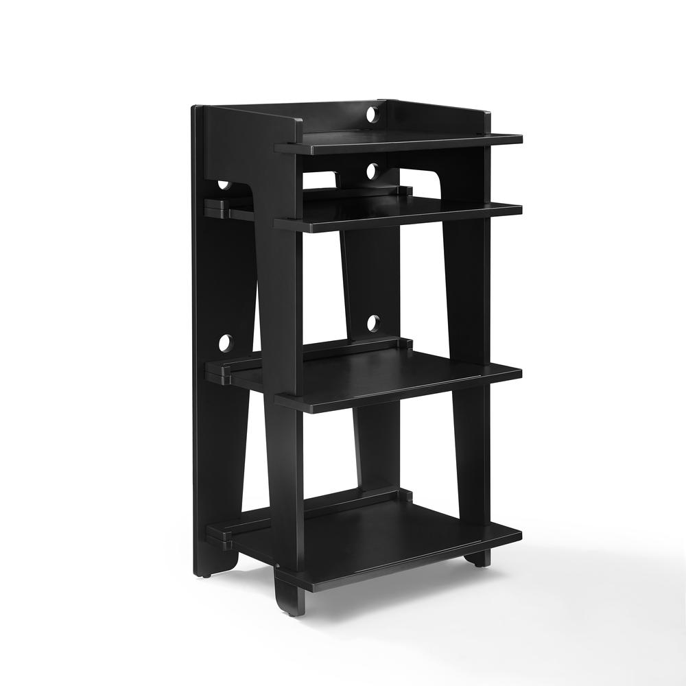 Soho Turntable Stand In Black. Picture 1